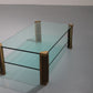 Peter Ghyzcy Brass Salontable model T14D 1970 Dutch Design