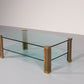 Peter Ghyzcy Brass Salontable model T14D 1970 Dutch Design