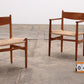 Dining Chairs by Hans Wegner for Carl Hansen & Søn,Denmark 8 CH36' and 2 chairs CH37.