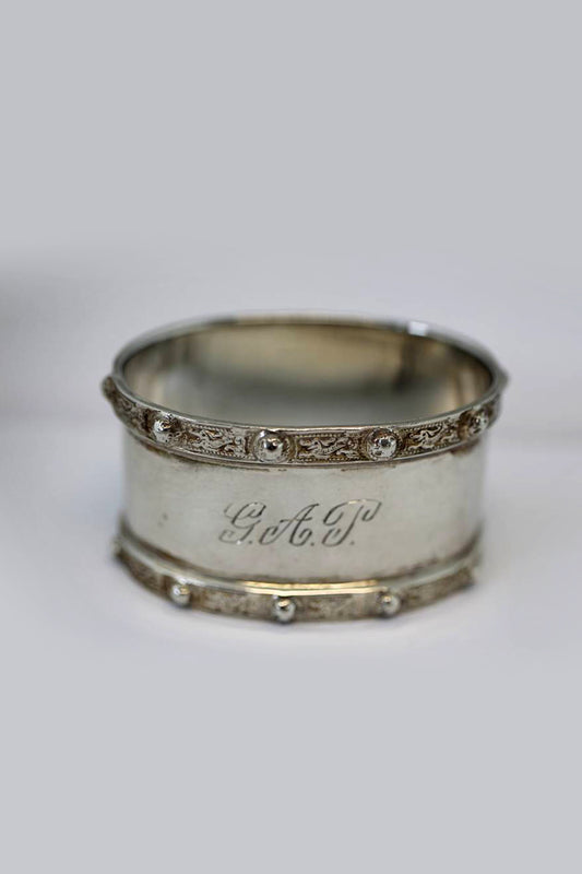 Old Silver English serviette ring