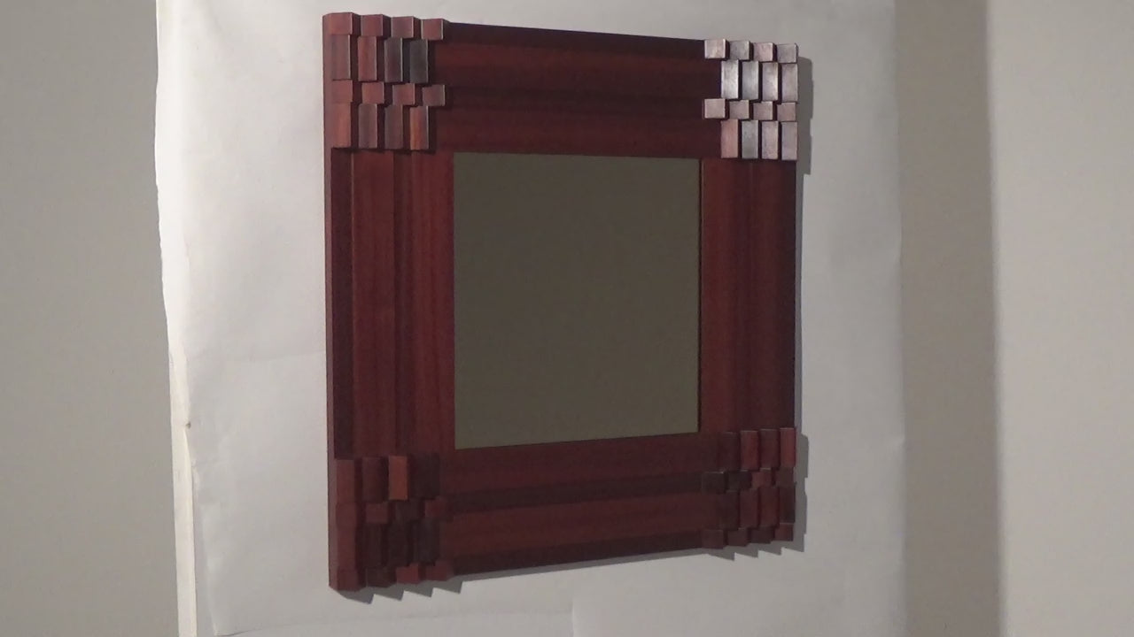 Luciano Frigerio 'Model Norman' Italian Midcentury Mirror 1970