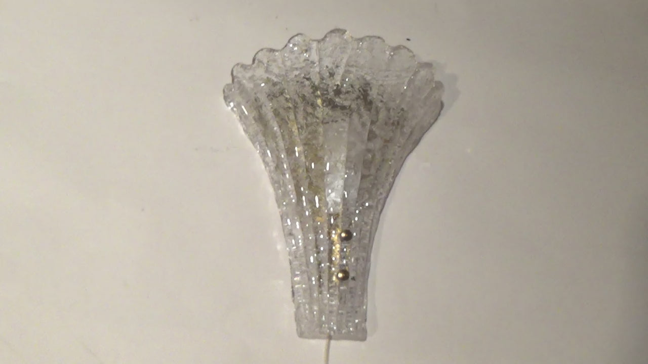 Design Wandlamp Carl Fagerlund groot model 36 cm,1960 Zweden.