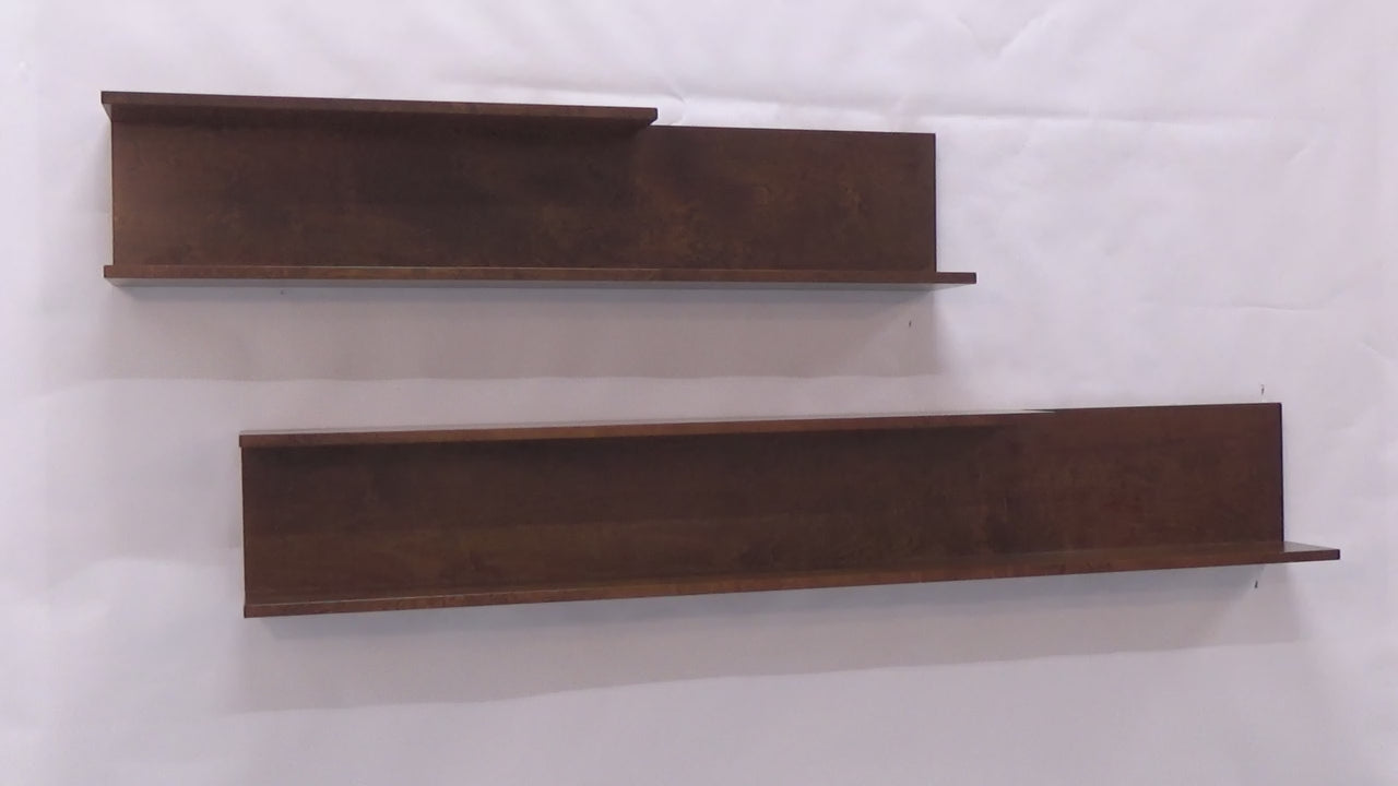 Walter Wirz wall shelves Wilhelm Renz rosewood veneer Germany 1965