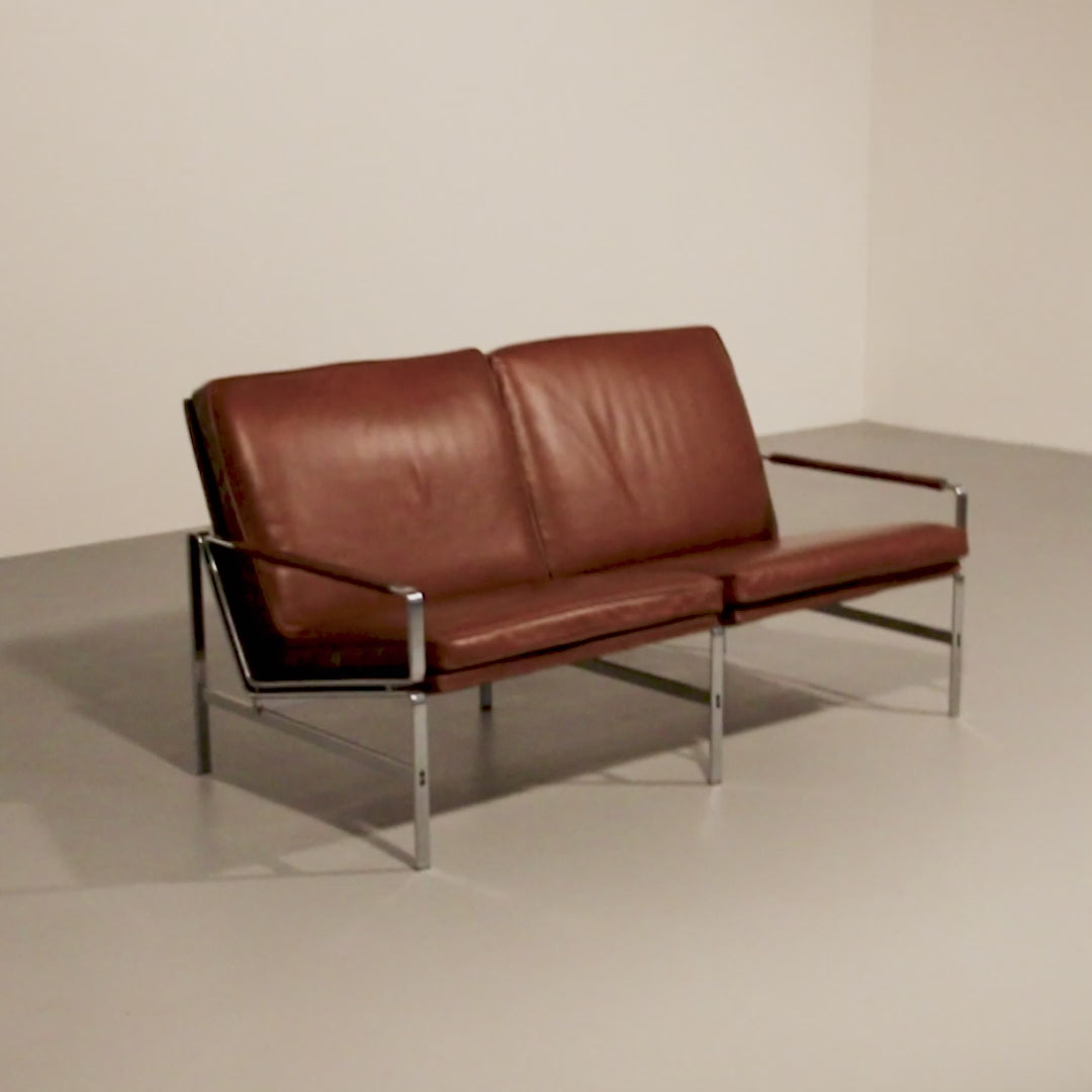 Fabricius & Kastholm FK 6720 Leather Sofa - Brown, Danish Design