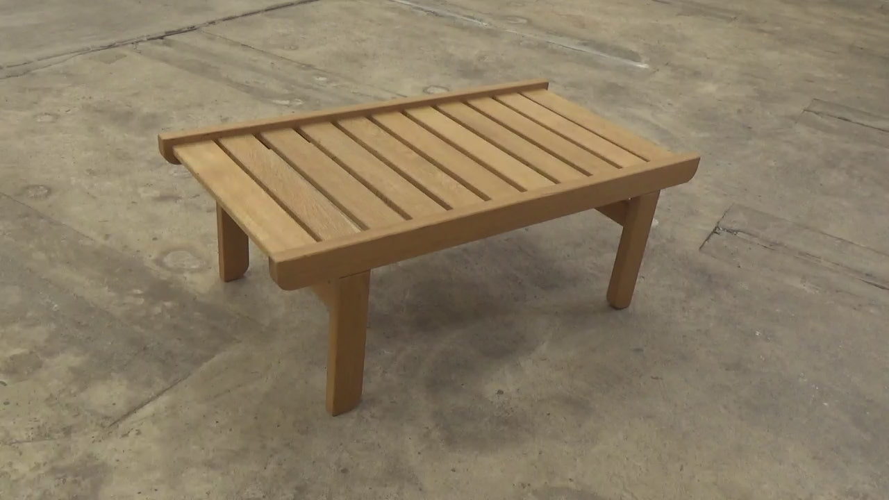 Bernt Petersen voor niels Eilersen bankje gemaakt van eiken,1960