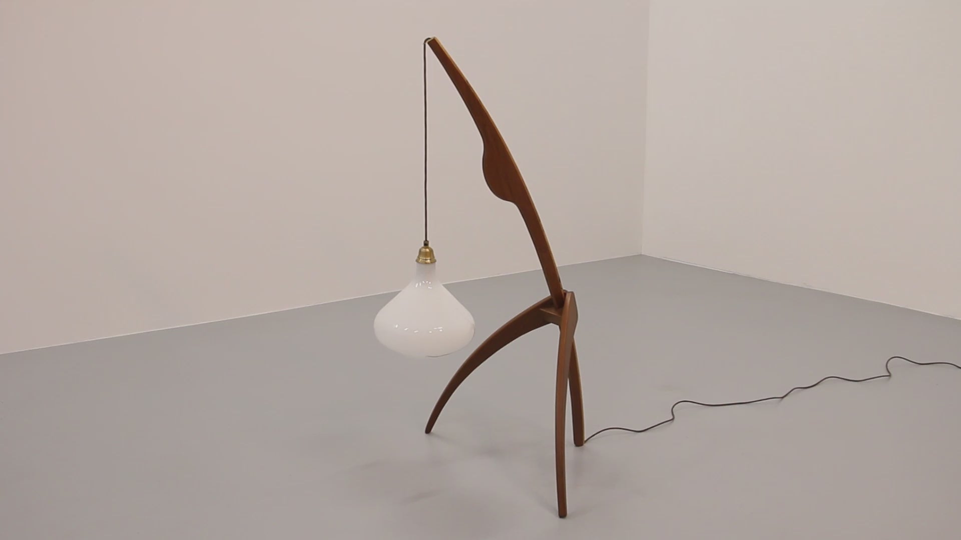 Danish Mid-Century  Praying Mantis Floor Lamp – Rispal Style