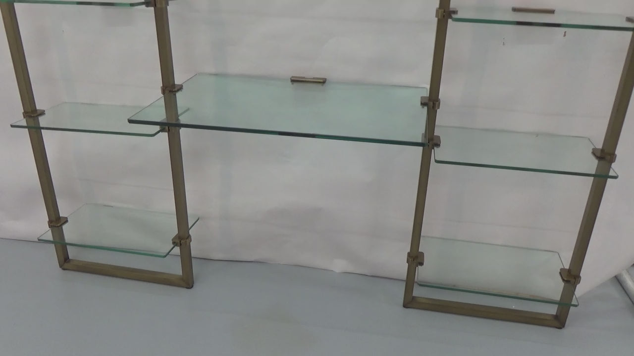 Peter Ghyczy Brass Very Rare Wall Unit Model R16 1970