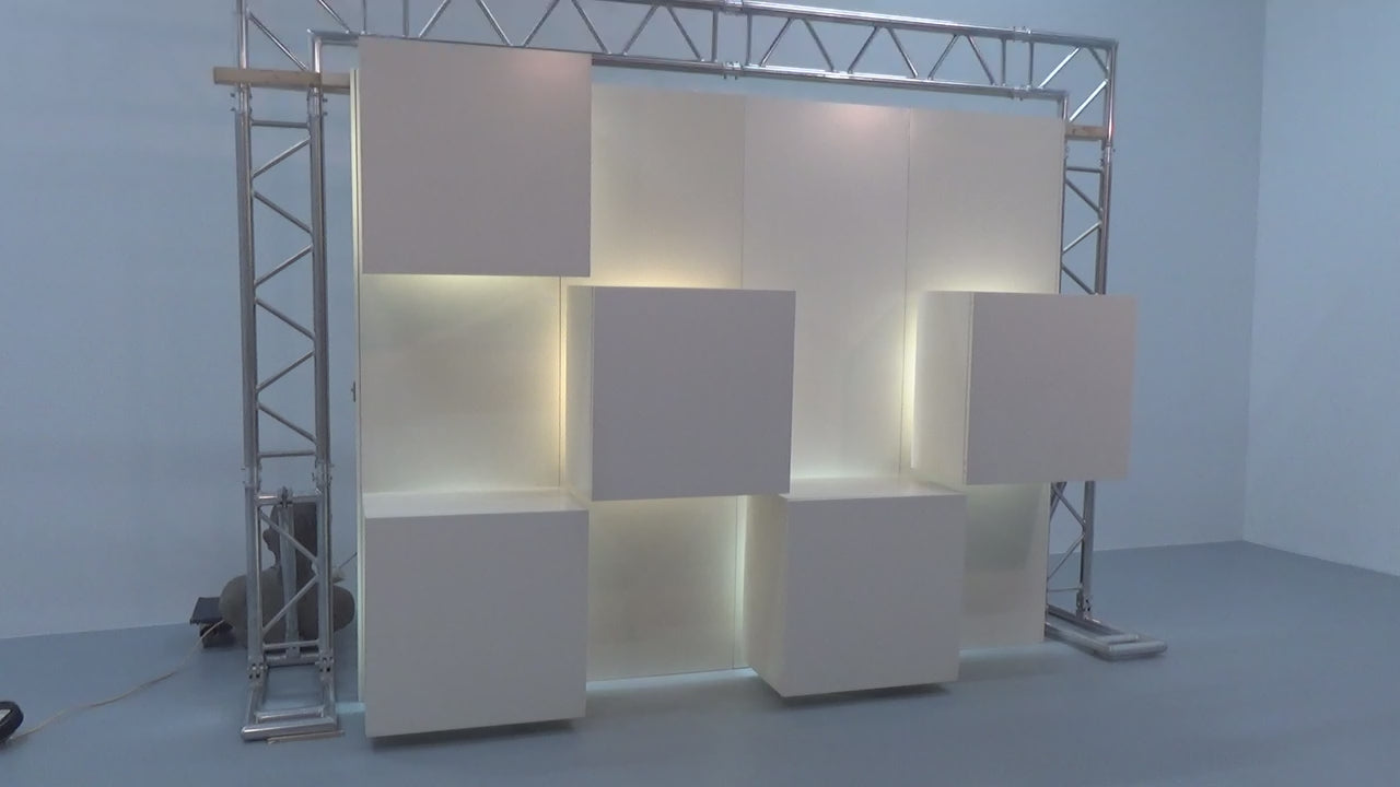 Mid-Century Lighting Wall Unit by Roberto Monsani for Acerbis, 1970s