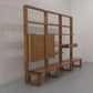 French Brutalist Modular Wall System – Industrial Elegance, ca. 1950
