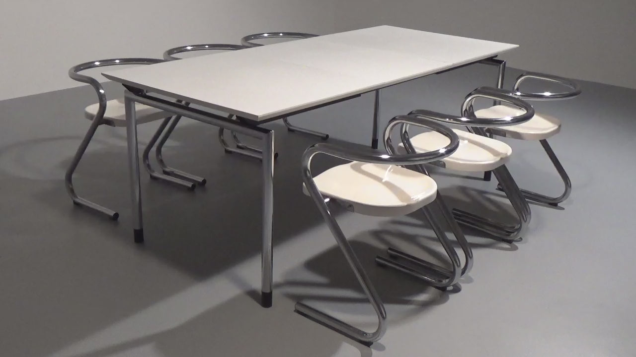  Dining Set by Börge Lindau, Bo Lindekrantz & Arnold Mercks 1970