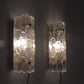 Wall Lamps by Carl Fagerlund, Orrefors (swedish) glass By Lyfa Denmark model Gefion