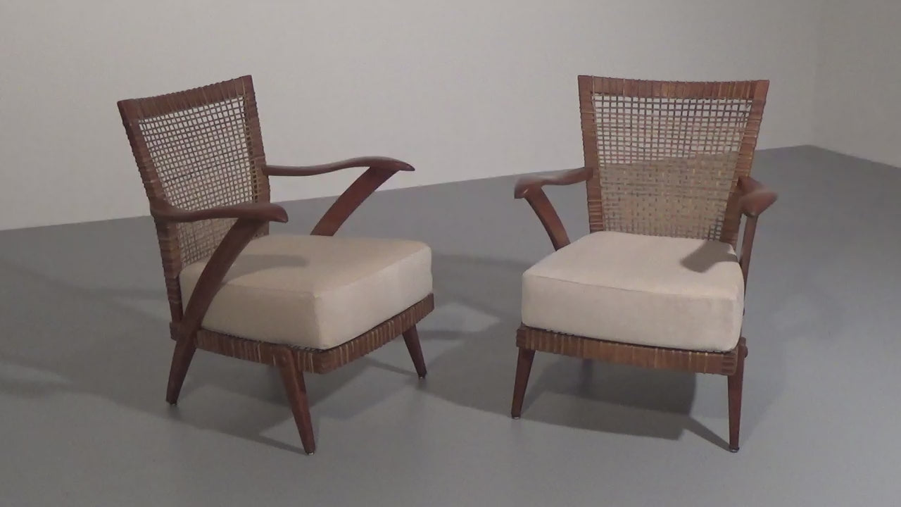 Lounge chairs Timeless Elegance: Vintage 1930s Dutch Beechwood Chairs