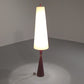 Teak Floor Lamp with Fabric Shade from Parker Knoll, 1960s