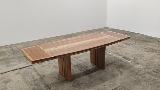 Large dining table or conference table in the style of Pierre Chapo, 1960 France