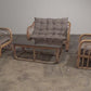 Vintage Bamboo Furniture Set by Jordan Brown,1970