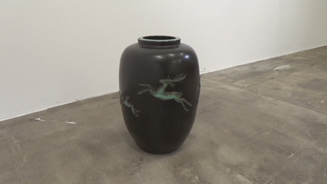 Grote Vintage Vaas ontwerp van Ugo Zaccagnini,1950 Italy