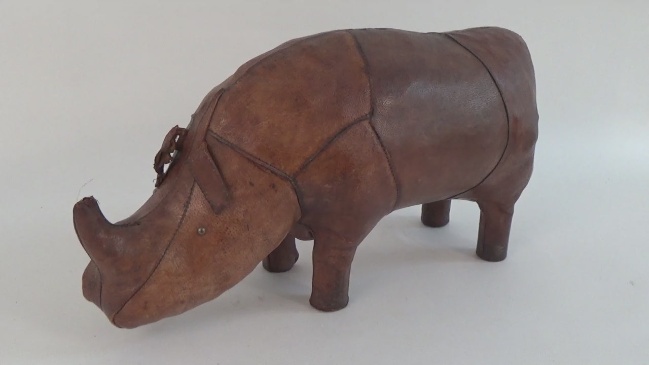 The Rhinoceros Footstool by Dimitri Omersa 1960
