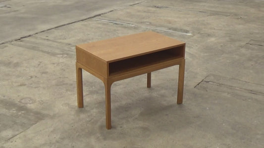 Danish oak nightstand or side table by Kai Kristiansen for Aksel Kjersgaard