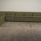 Durlet 9-Piece Modular Sofa in Luxe Green De Ploeg Fabric 1960