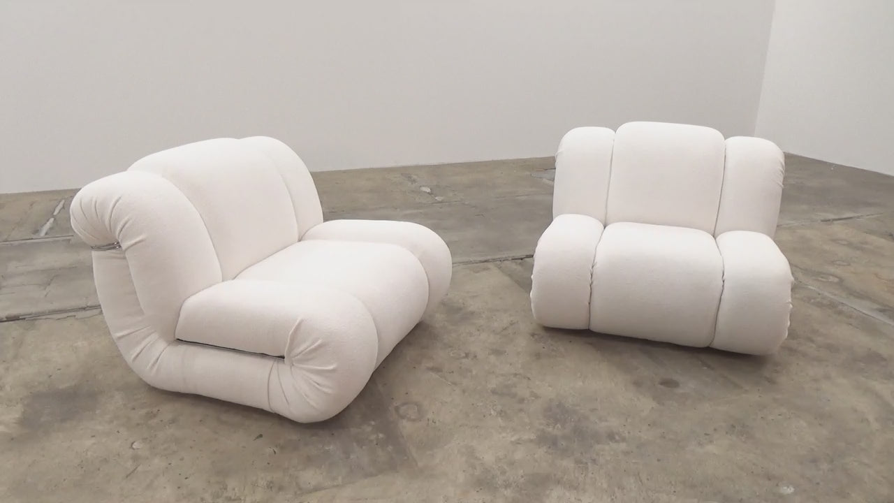 Loungestoelen Model Velasquez gemaakt door  Mimo Padova, 1970s