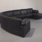 De Sede Modular 7-Piece Mid-Century Leather Sofa in Black – Swiss Icon