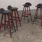 Erik Buch Wooden bar stools 1960 Denmark.
