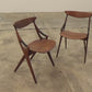 Arne Hovmand Olsen for Mogens Kold 8 dinning chairs model 71  1960s