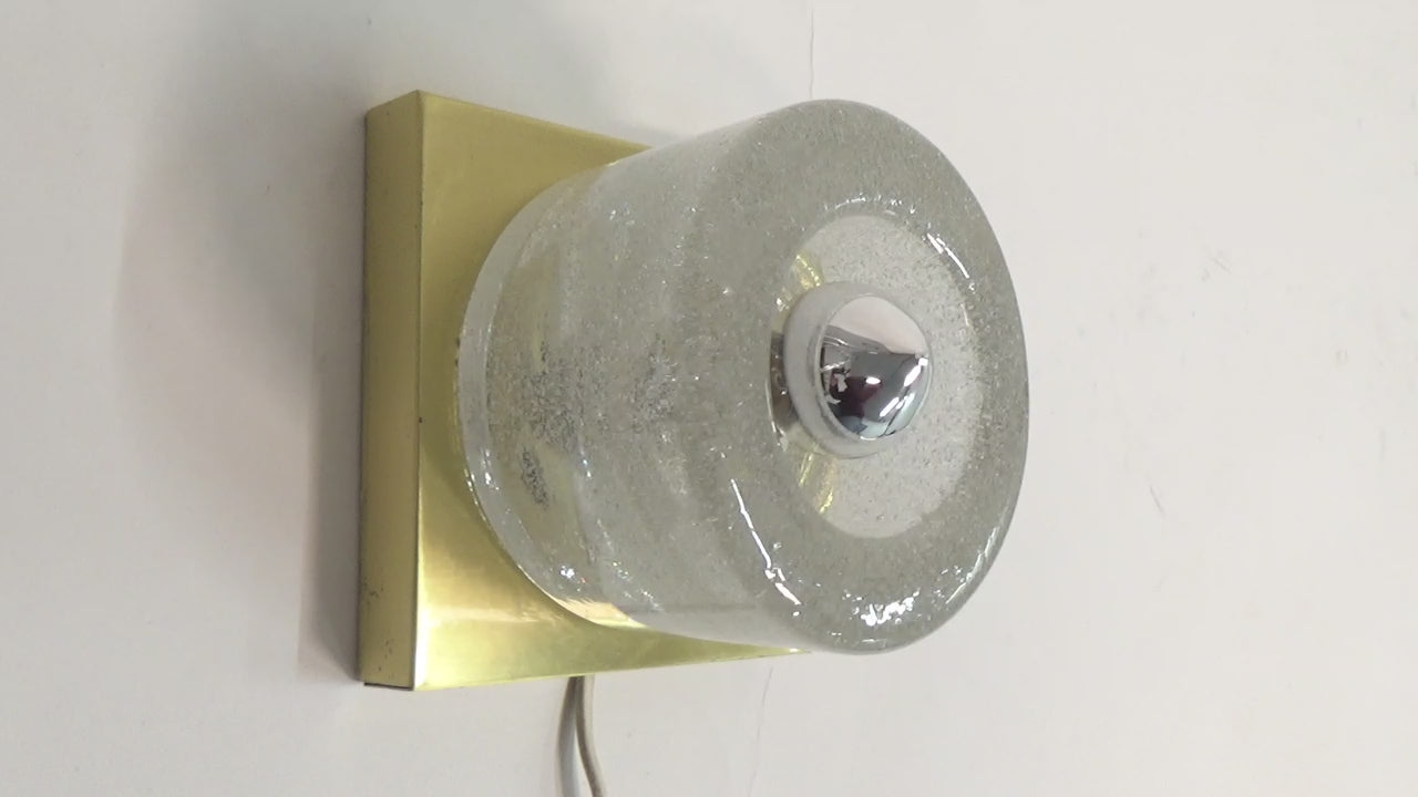 Peill & Putzler Cube Wandlamp Ice Glass - Vintage Space Design