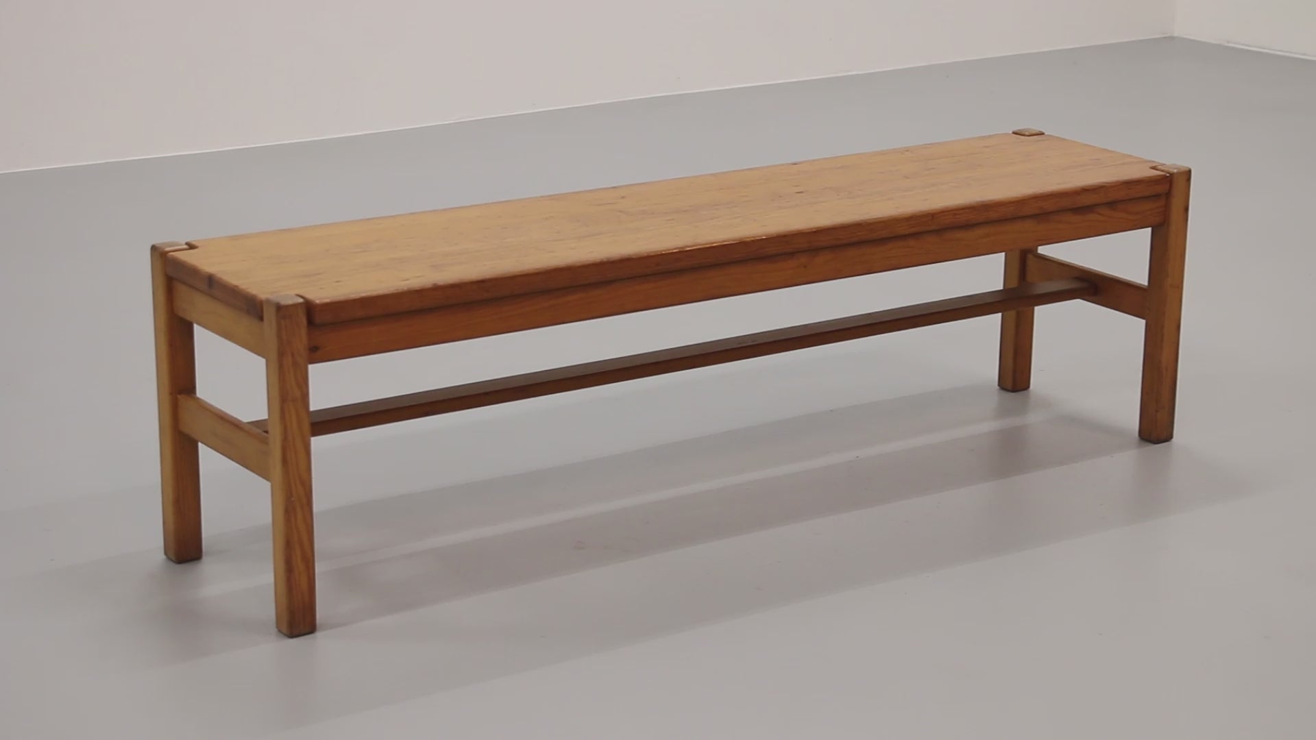 Ilmari Tapiovaara Pine Bench made in Scandinavian,1960