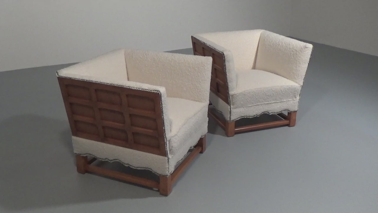 The spanish arm chairs from Elias Barup for Gärsnäs Sweden 1930