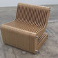 Vintage Beech Plywood Lounge Chair with Bolt Construction