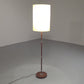 Temde Teak & Metal Floor Lamp with New Custom Shade – 1960s Elegance