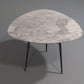 Elegant Marble and Brass Accent Table – Chic Small Coffee or Side Table
