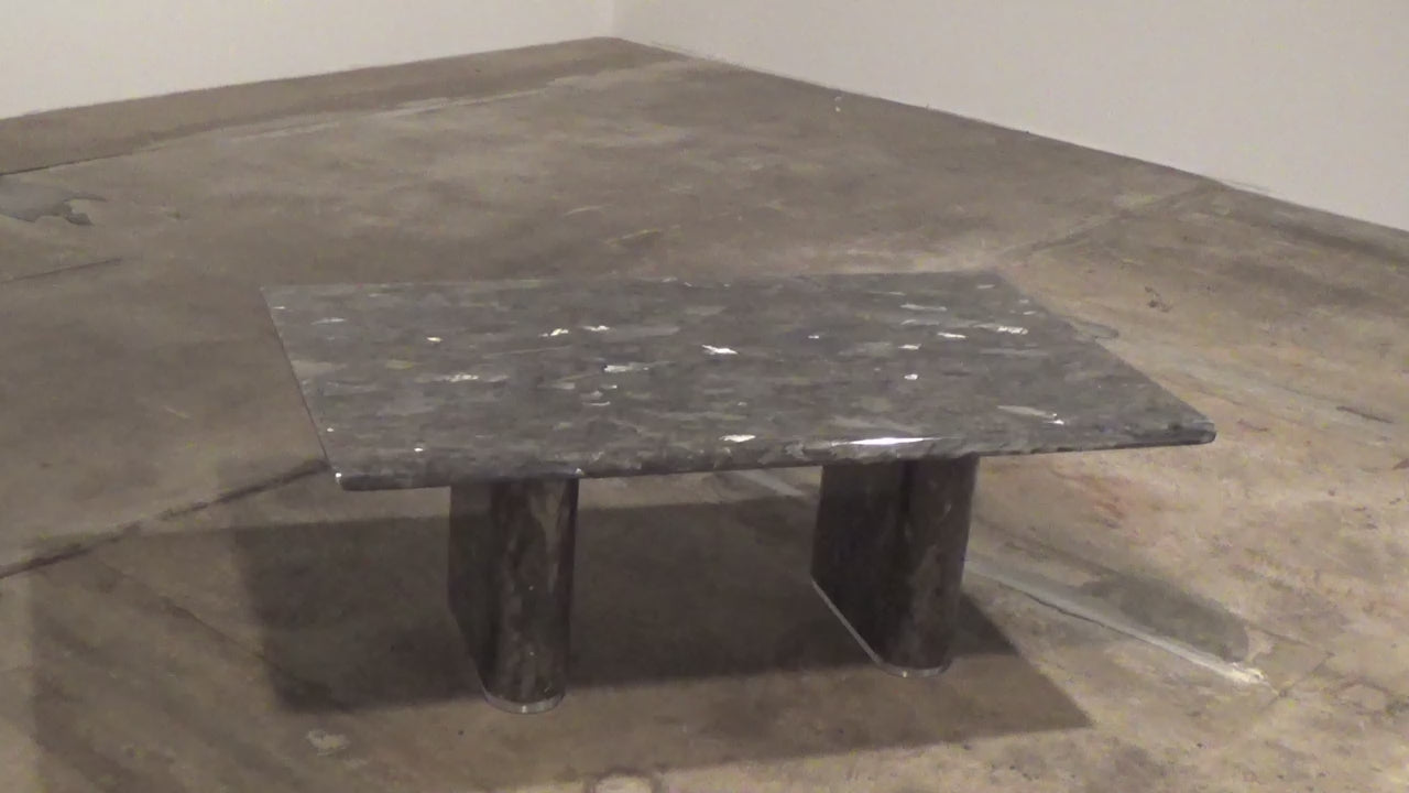 Vintage Italian Marble Coffee Table – Elegant Long Design
