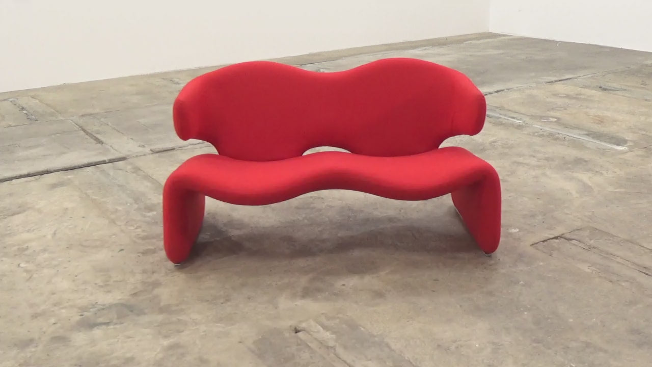 Vintage Tweezits Djinn Sofa van Oliver Mourgue - Een Icoon uit de Jaren '60