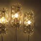 Elegant Crystal Waterdrop Sconces by Carl Fagerlund for Orrefors