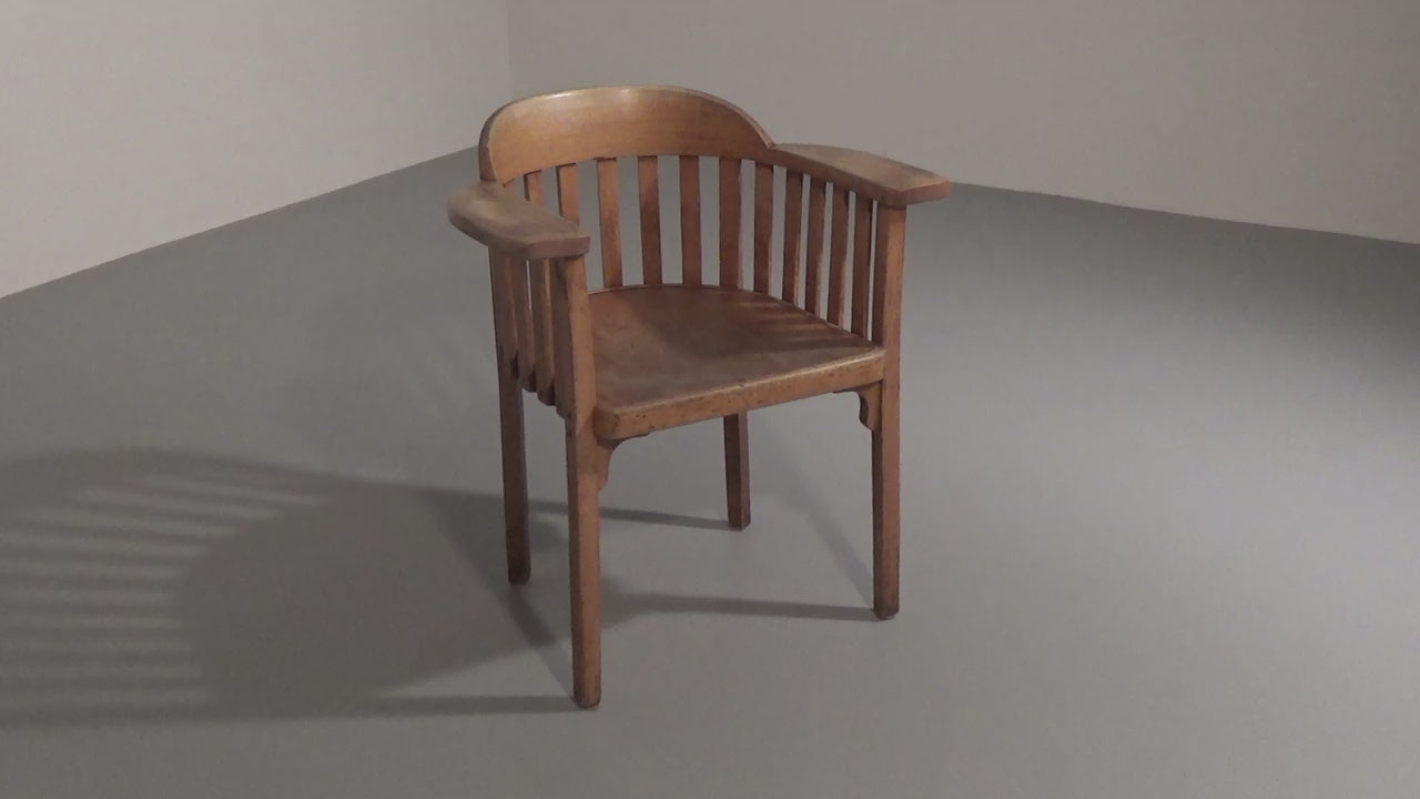 Very rare Elephant Desk Chair by Josef Hoffmann for J&J Kohn