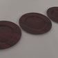 Vintage Danish Plywood Rosewood and Teak Plates from Morsbak, 1960s, Set of 14
