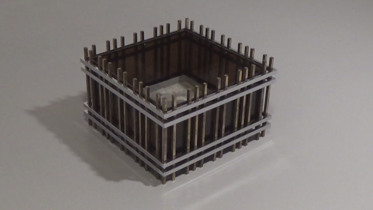 Italian Modernist “Fioriera” Planter Attributed to Romeo Rega – Brass, Chrome &  Acrylic