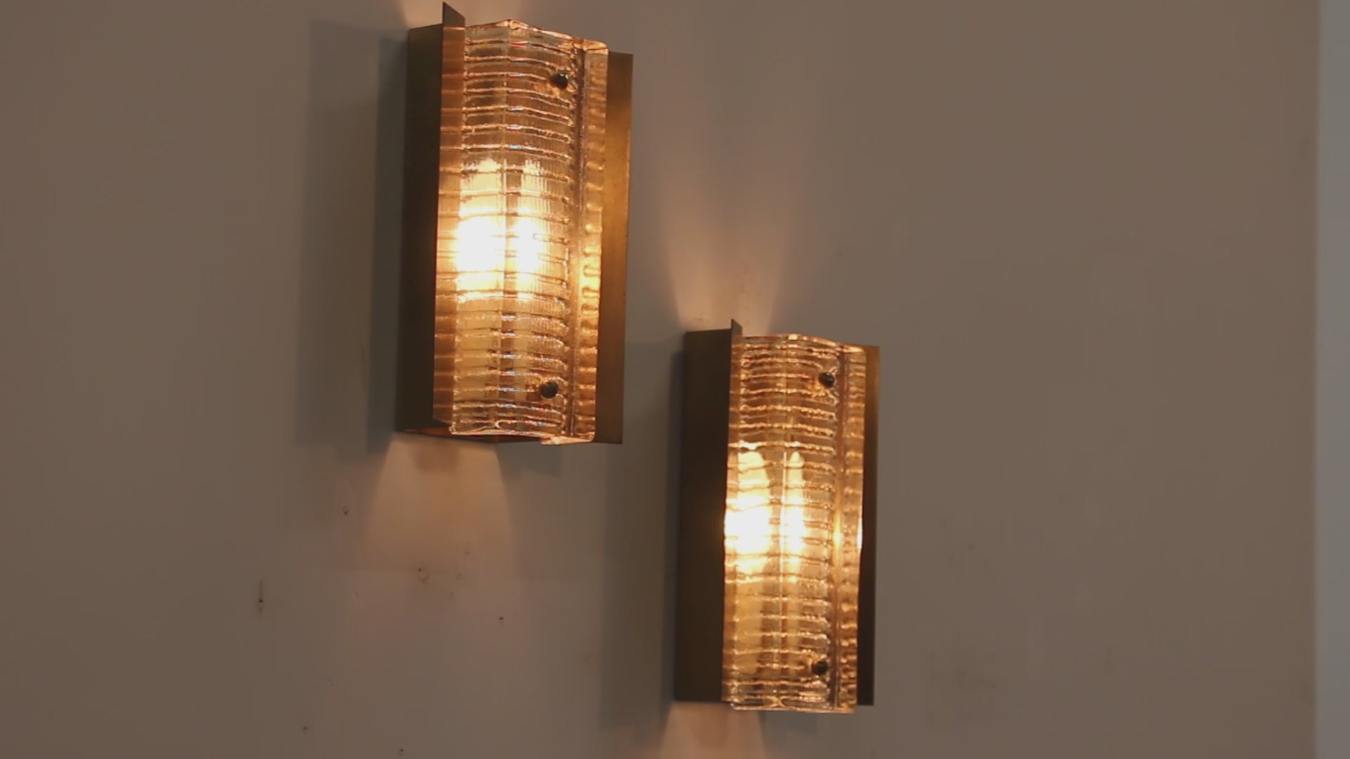 Design set Vitrika Aladdin Wall Lamps, Denmark 1960s