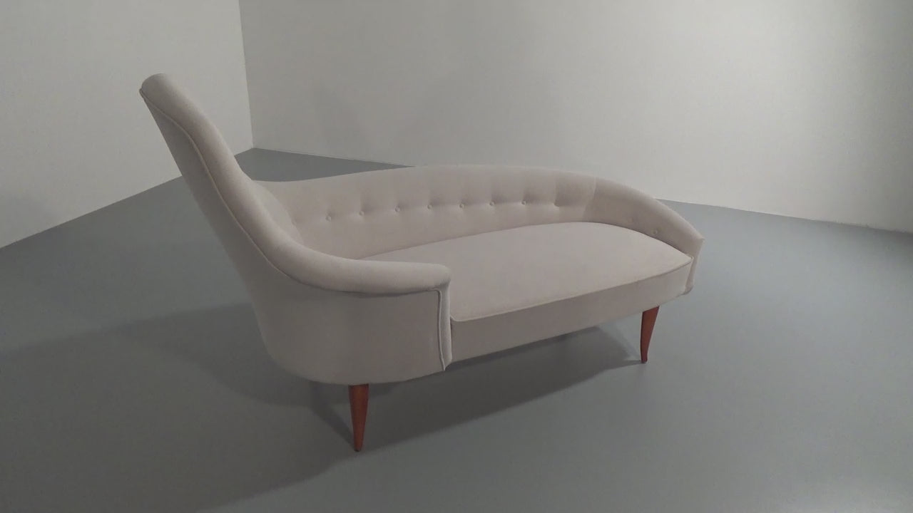 Chaise Lounge by Kerstin Hörlin-Holmquist for Nordiska Kompaniet, 1950s
