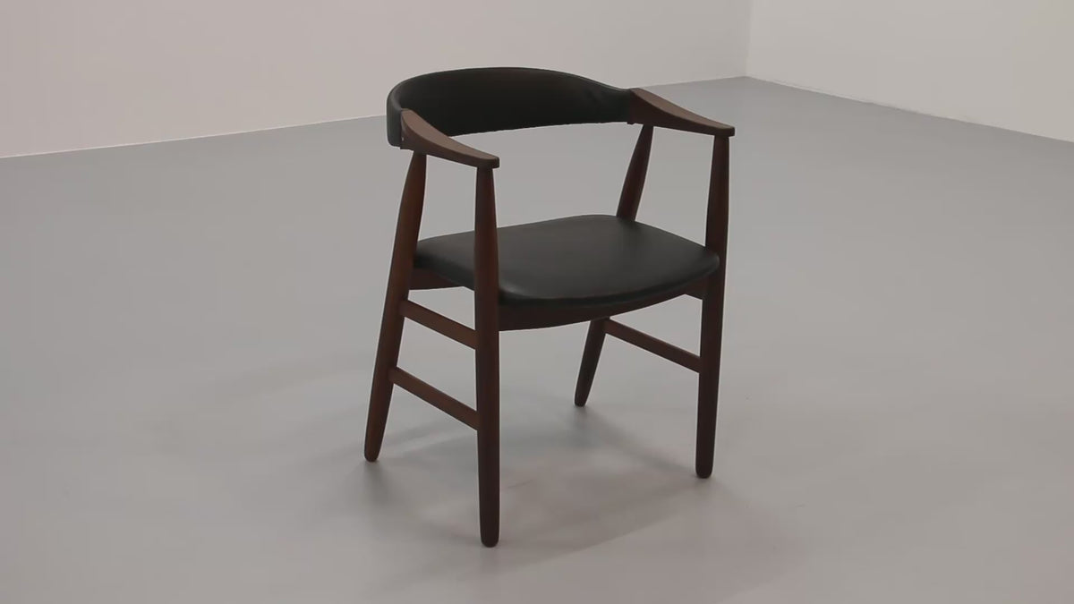 Mid-Century Danish Teak Chair by Th. Harlev for Farstrup Møbler, 1960s