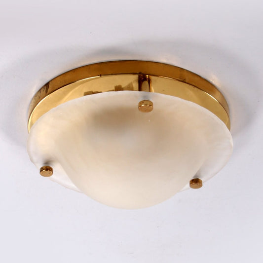 Vintage matt glass ceiling lamp from Fischer Leuchten