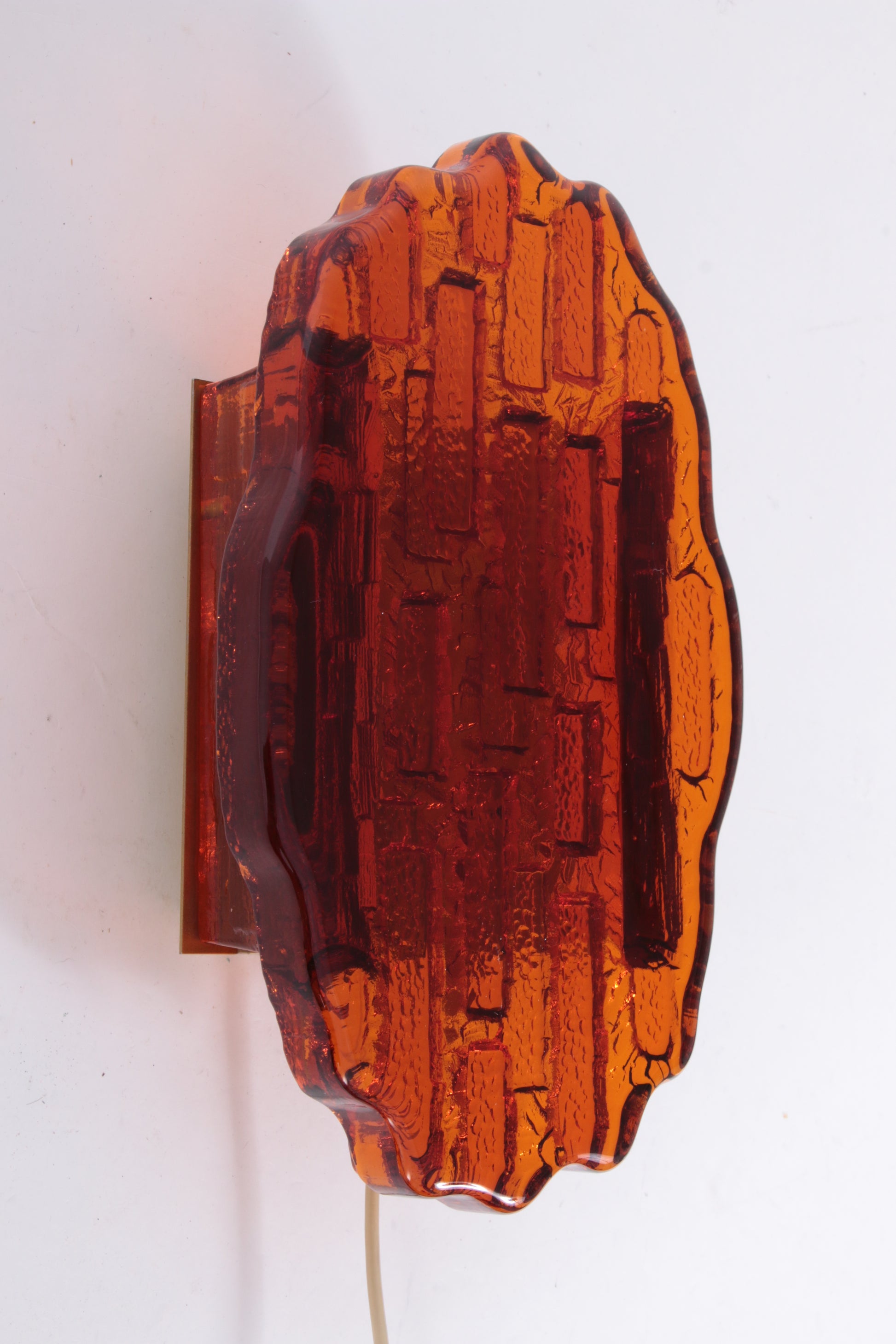 Rare and stylish Scandinavian wall sconce from the 1960s,