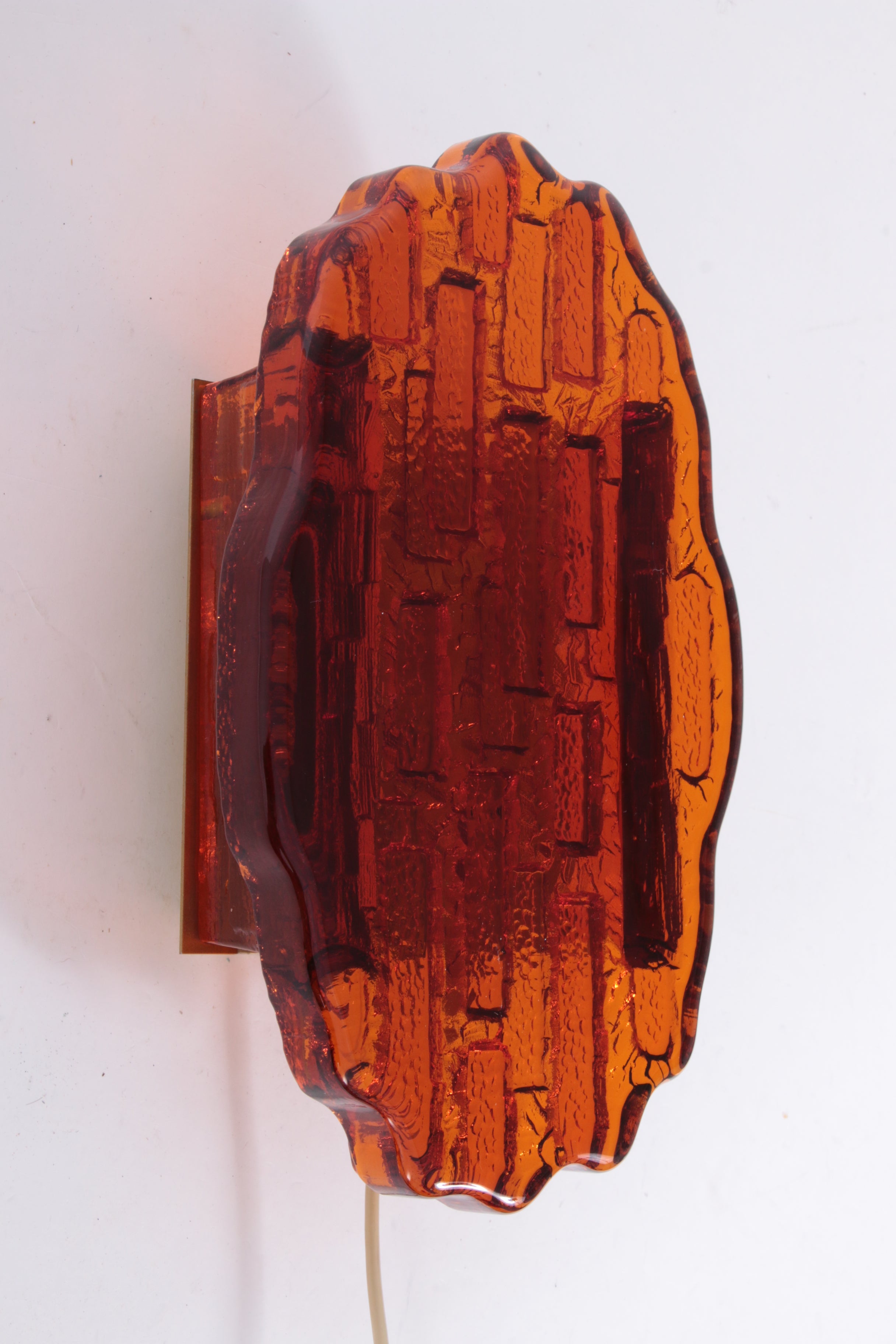 Rare and stylish Scandinavian wall sconce from the 1960s,