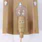 Rare and stylish Scandinavian wall sconce from the 1960s,