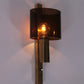 Danish Gilt Brass & Smoked Acrylic Glass Sconce from Hassel & Teudt, 1960s