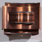 Set of 3 wall lamps Svend Aage Holm Sørensen brutalist and copper,1960
