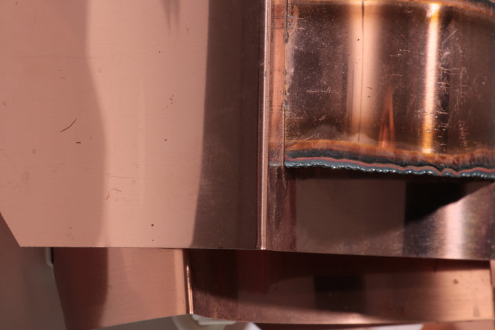 Set of 3 wall lamps Svend Aage Holm Sørensen brutalist and copper,1960
