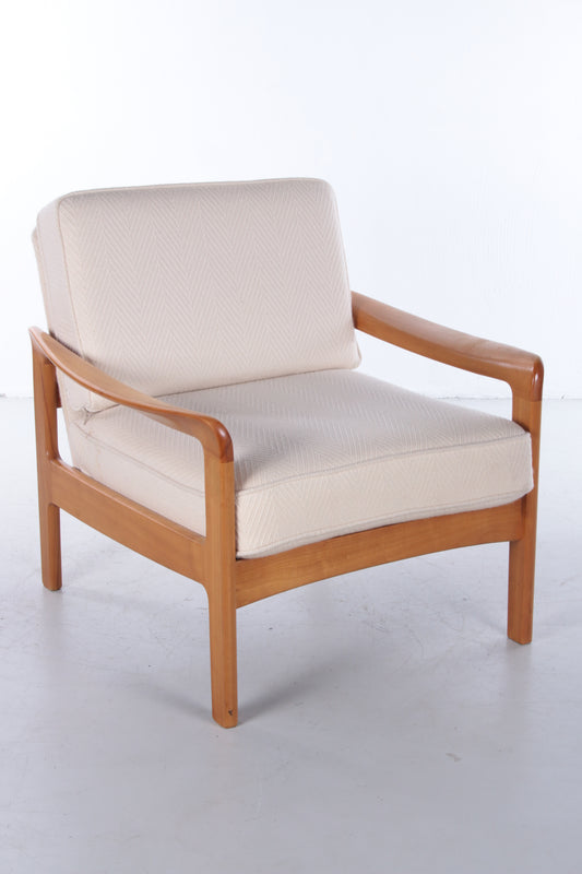 Deens Design teak fauteuil van Ole Wanscher,1960 voorkant